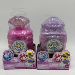 Pikmi Pops Surprise! Cheeki Puffs - Scented Shimmer Puff Inside (Lot of 2)