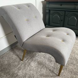 Grey Modern Lounge Accent Chair