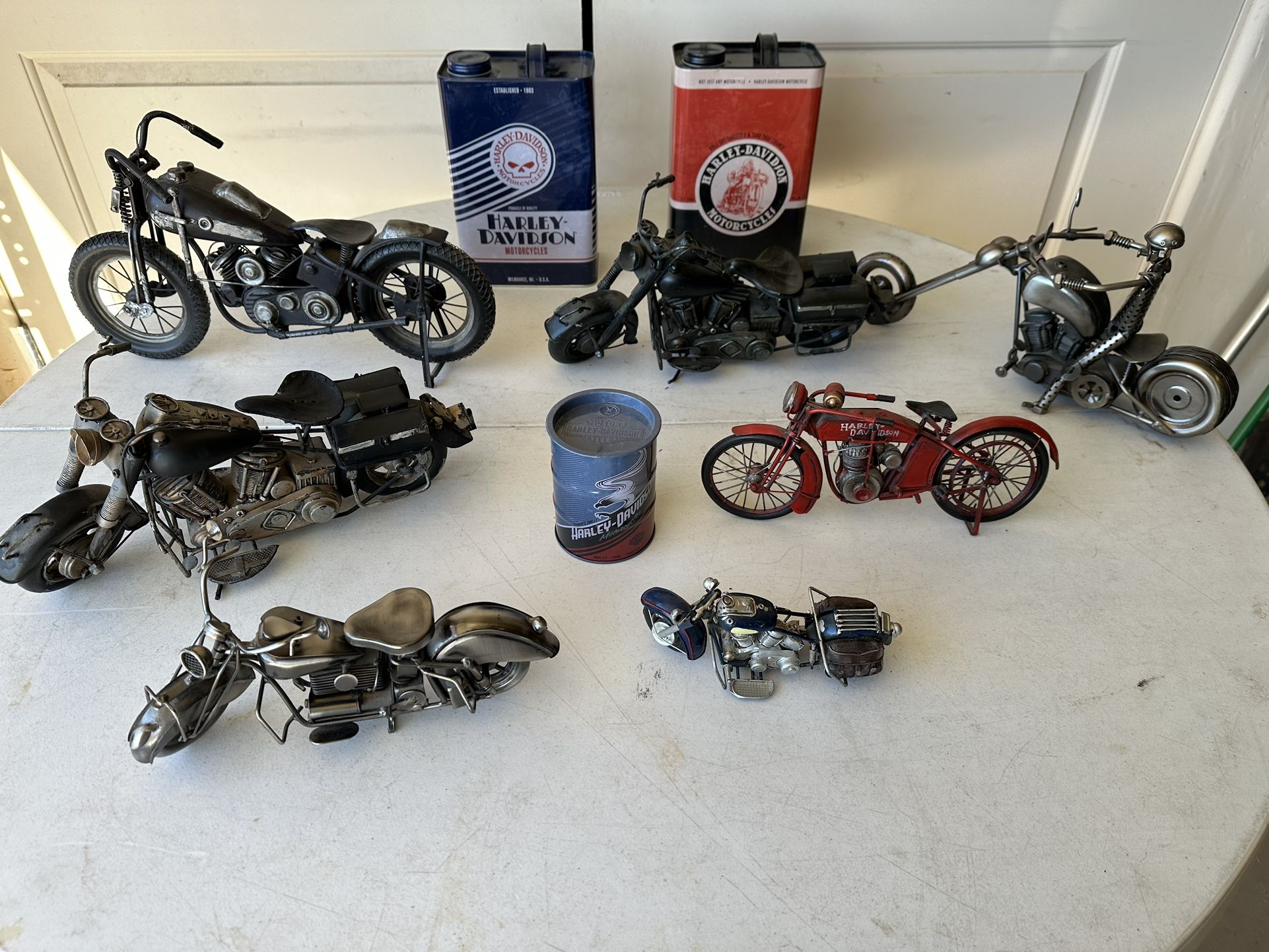Harley Davidson And Metal Art Decor