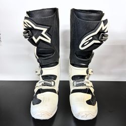 Alpinestars Tech 7 MX Motocross Boots – Men’s Size 9 – White/Black