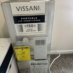 Vissani Portable Air Conditioner 150 Square Foot 