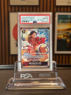 Luffy Premium Card Collection Vol. 3 PSA 10