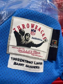 Mitchell & Ness Barry Sanders 1993 Detroit Lions Jersey