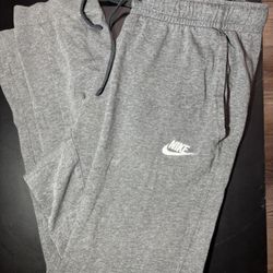 Nike Sportswear Club Fleece Navy Blue Joggers Mens Medium Blue Swoosh Cotton