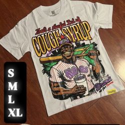 Baseball Cough Syrup Tee $65