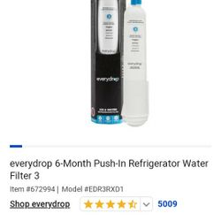 Filtro Para Agua Water Filter New  6-Month Push-In Refrigerator Water Filter 3

