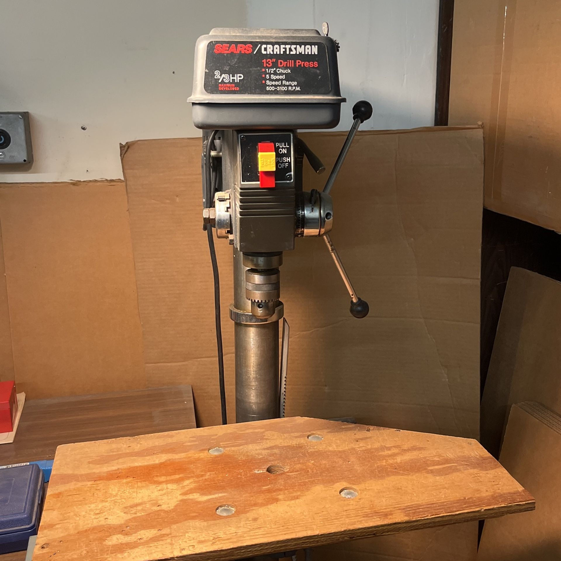 Sears/Craftsman 13” Drill Press, 2/3 HP