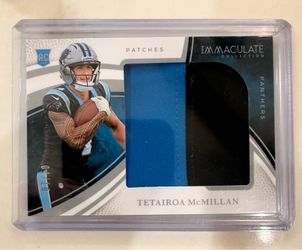 2025 Immaculate Tetairoa McMillan Rookie Patches Patch /10 ROY