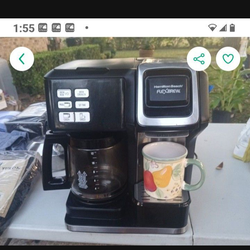 DOUBLE FUNCTION  COFFEE MAKER HAMILTON BEACH