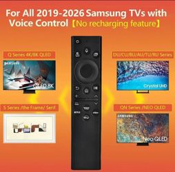 Replacement for Samsung TV Remote, for All 2019-2026 Samsung Remote Control