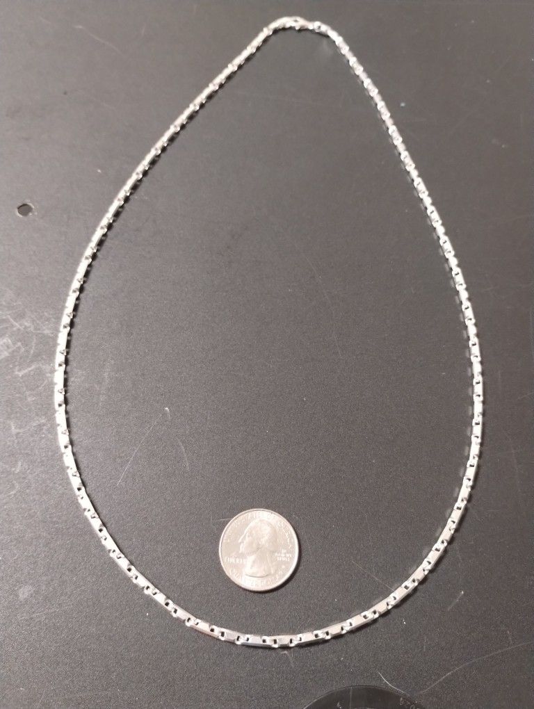 Cardano Heshe Style Link Sterling Silver Necklace