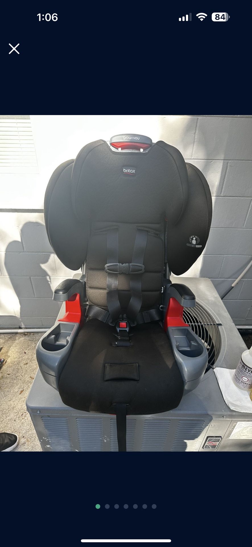 Britax Grow with You ClickTight Harness-2-Booster Car Seat, Cool N Dry - Cool Flow Moisture Wicking Fabric 