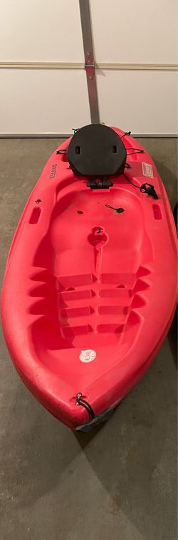 Red 8’ Coleman Kayak for sale