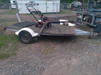 Boat Trailer Converted To A Flatbed Trailer