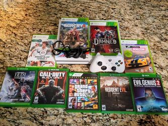Xbox One S with games