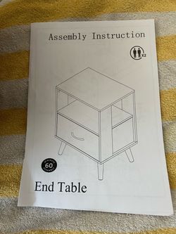 Accent Table, Side Table, End, Storage Drawer, Nightstand, Bedroom, Living Room, Grey Laminate, Contemporary, Modern