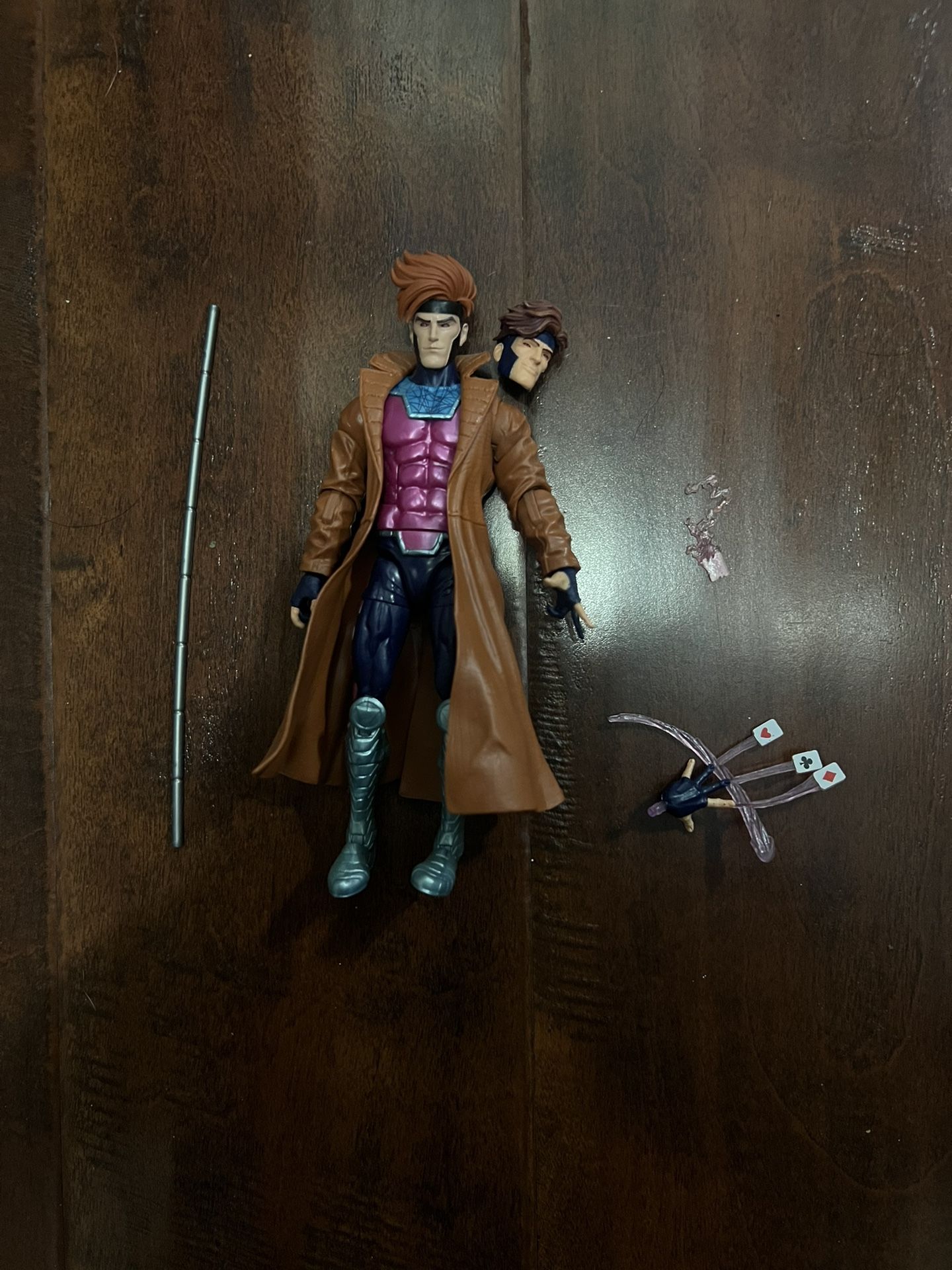 Marvel Legends Gambit Retro Card Target Exclusive + X-Men ‘97 Head