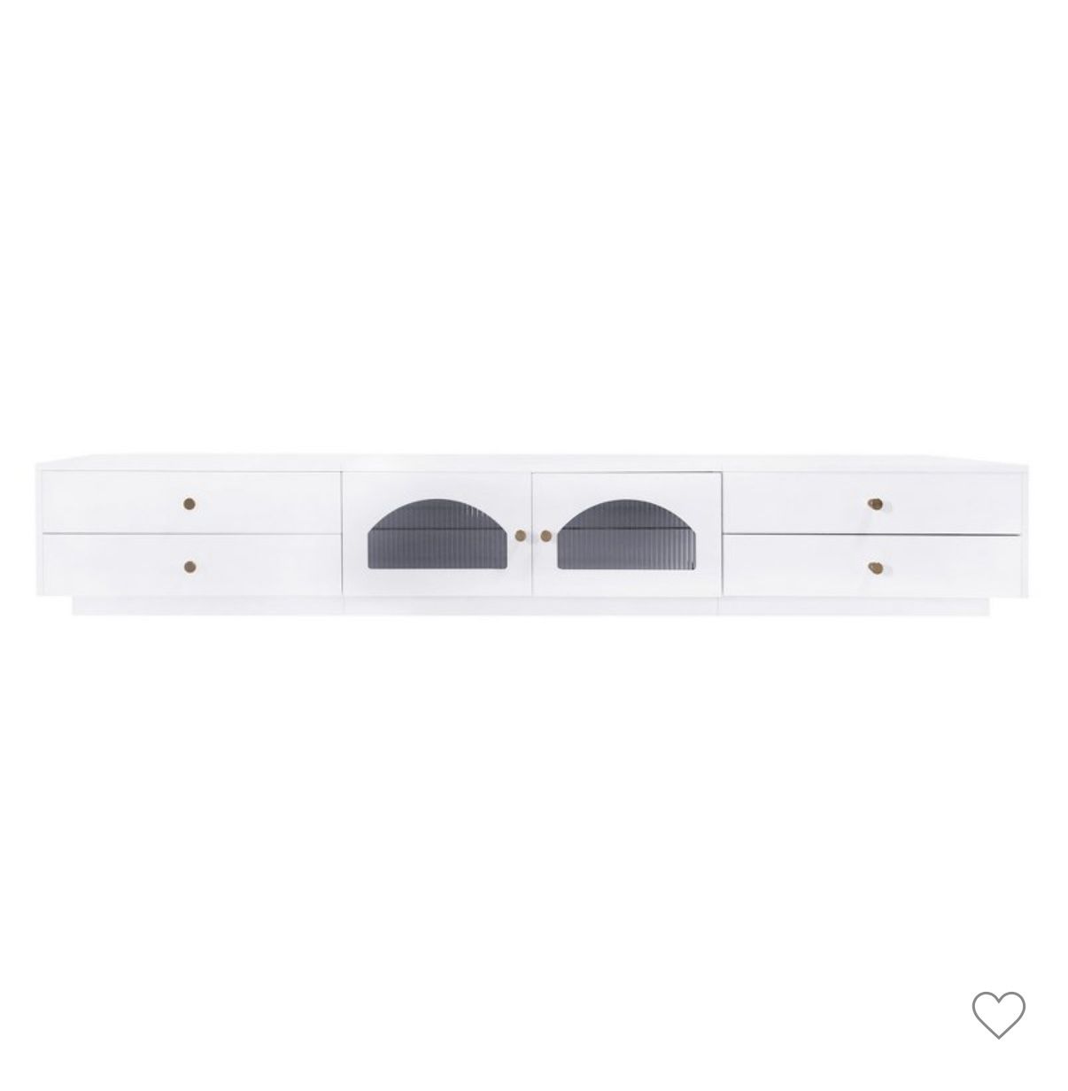 Modern White TV Stand