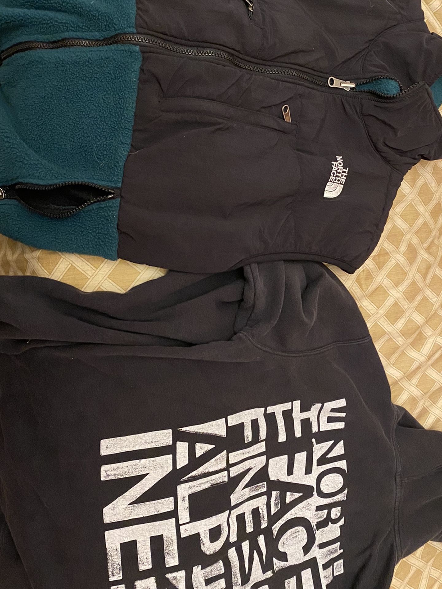 North Face Hoodie And Vest