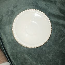 Vintage LGB Attleboro, Mass. Made In USA Fine Ceramic Saucer Plate