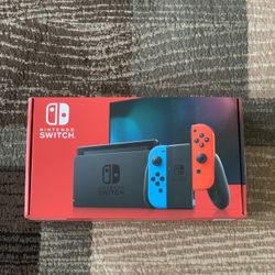 Nintendo - Switch 32GB Console - Neon Red/Neon Blue Joy-Con