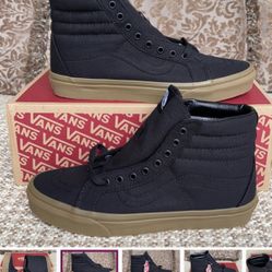 Vans Sk8-Hi Reissue Canvas Gum Black/Light Gum Men Size 11