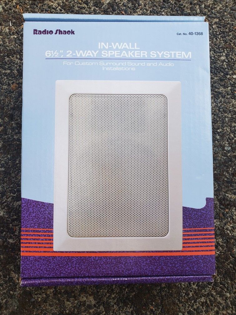 In Wall 2-way Speaker System Radio Shack