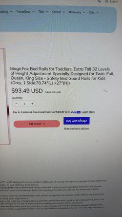 Adjustable Railing Bed Rails