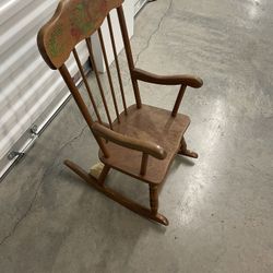 Vintage Swisstone Musical Rocking Chair 