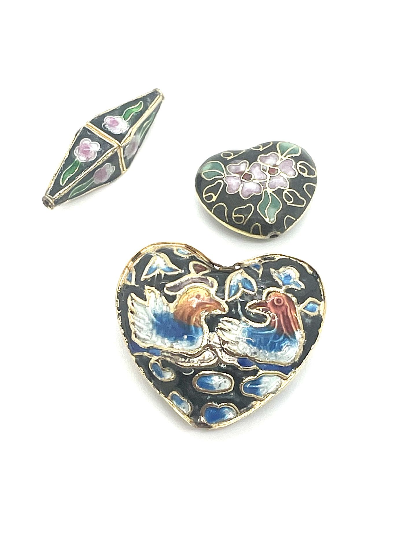 Lot Of Cloisonné Beads