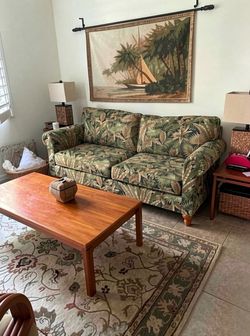 Tropical Tommy Bahama style couch