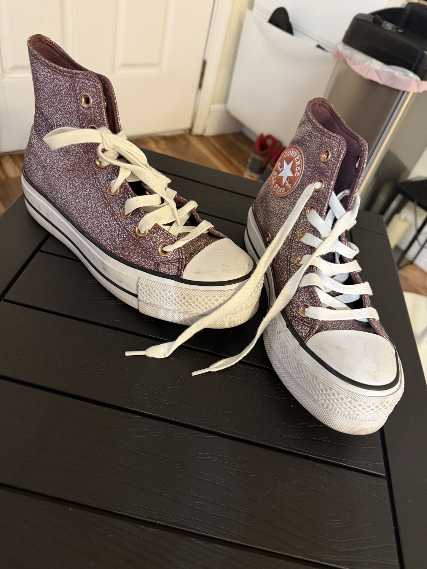 Glitter High-Top Converse Chuck Taylor All Star Sneakers