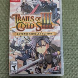 Nintendo Switch Trails of Cold Steel III Game