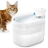 2024 Upgraded Cat Water Fountain, Wireless & Battery Operated 2L/67oz Automatic Pet Water Fountain With Motion Sensor, Food-Grade ABS Tray, Easy Clean
