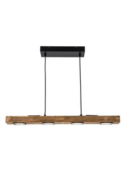 Rustic Wood Beam LED Pendant Light