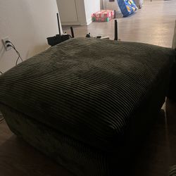 Green ottoman 