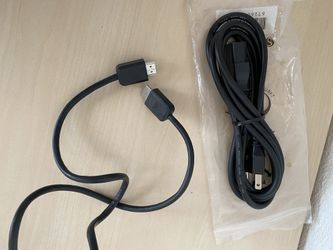 Desktop computer connection cords