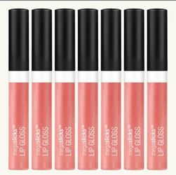 9 Pieces Of wet n wild MegaSlicks High-Shine Lip Gloss, Moisturizing, Cherish, 0.19 oz