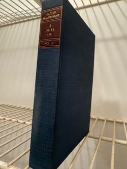 1925 Guy de Maupassant Limited Edition Book – Beaux Art #766/1250