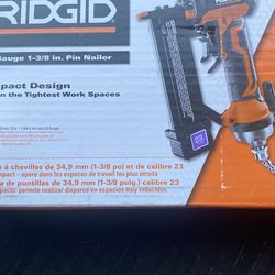 23 gauge one and 3/8 inch 18 V cordless nailer