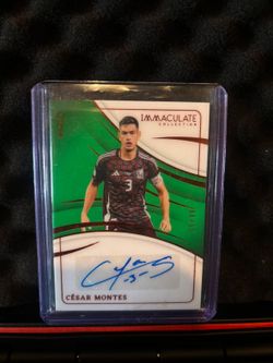 César Montes Immaculate Collection Auto Card /99
