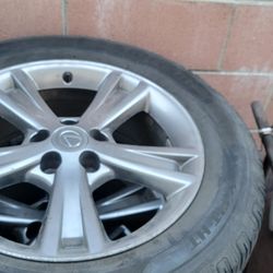 A Set Of 18' Alloy Wheels & Tires