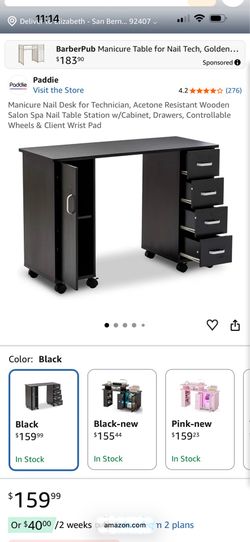 Manicure table