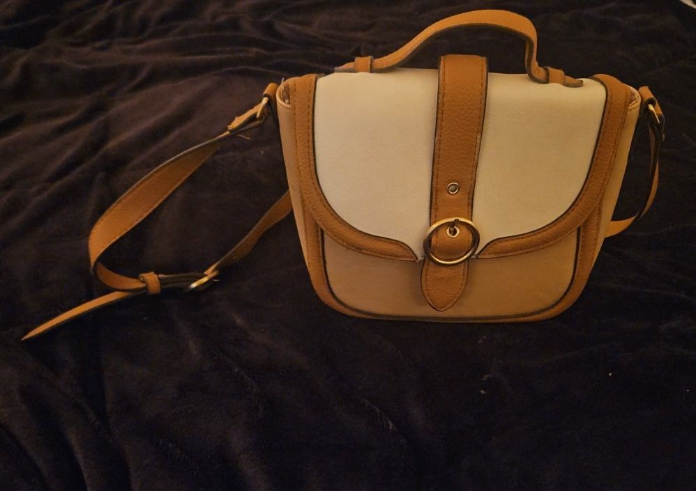 Cream Crossbody Bag