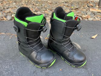Burton Photon dual double BOA laces snowboard boots men's 10 black