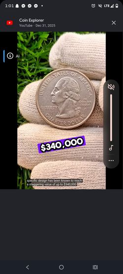 US  Arkansas Quarter Dollar Coin