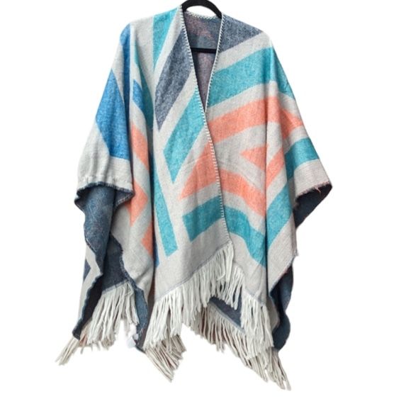 Blanket Sweater ShallBold Turquoise