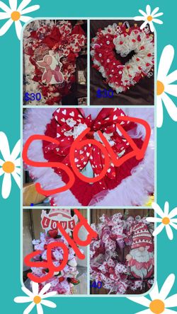 Valentine Wreaths Prices On Picture 