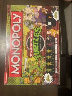 USAopoly Hasbro Nickelodeon Monopoly TMNT Collector's Edition Board Game Custom…