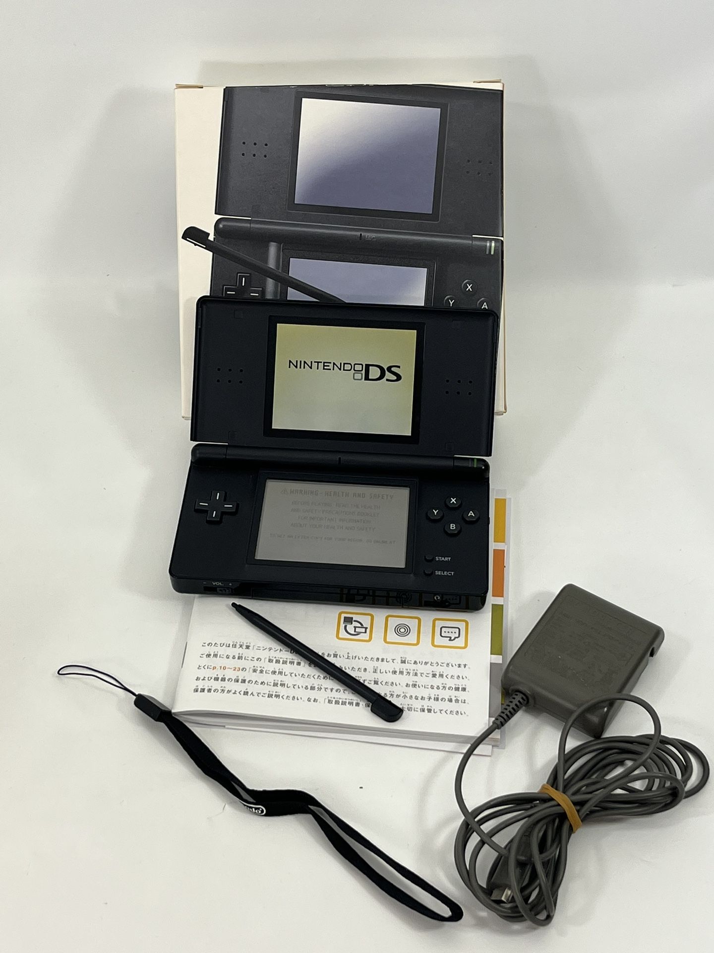 Nintendo DS Lite Handheld Console Jet Black In Box Region Free USG-001
